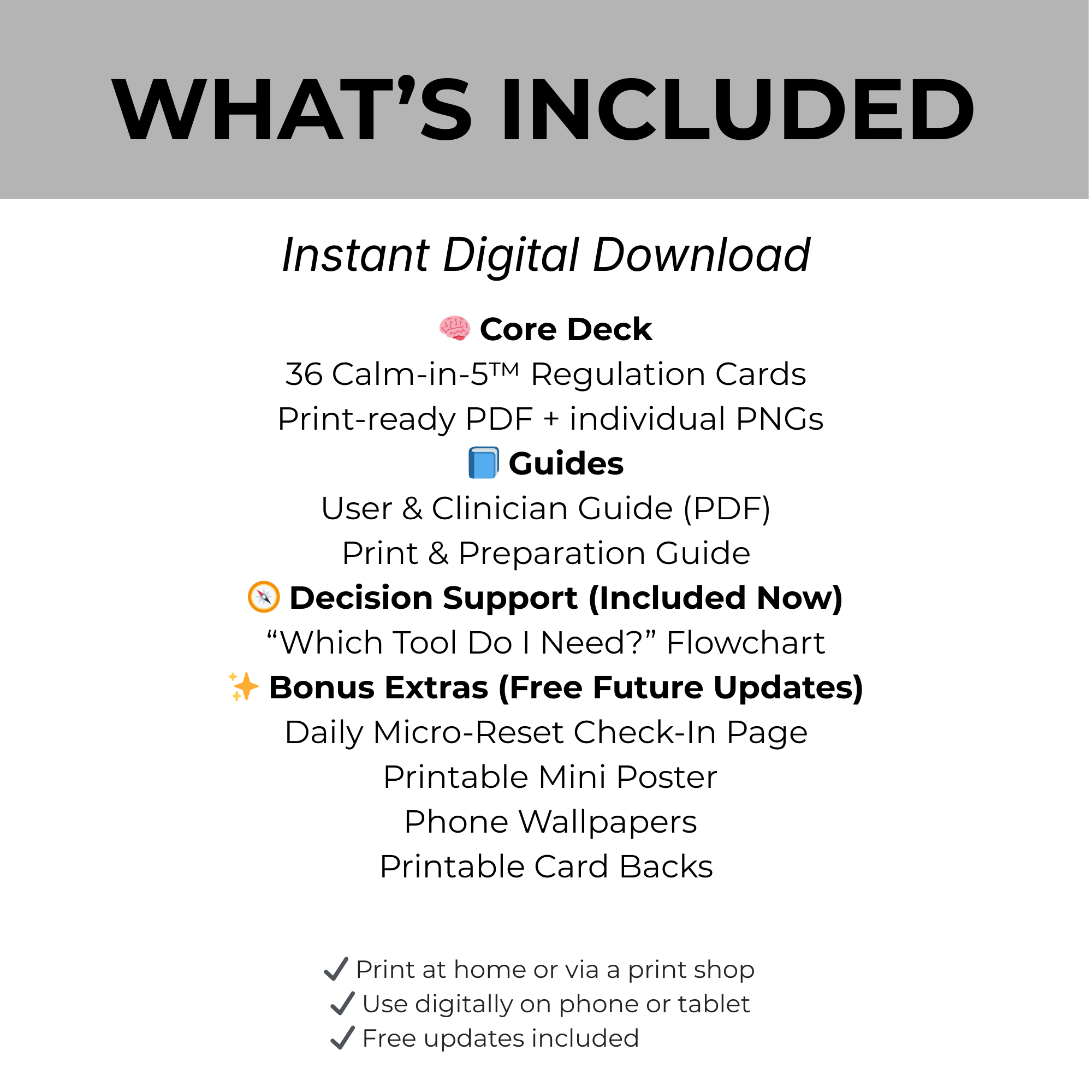 Calm-in-5™ Micro-Regulation Card Deck (Digital Download) - Image 4