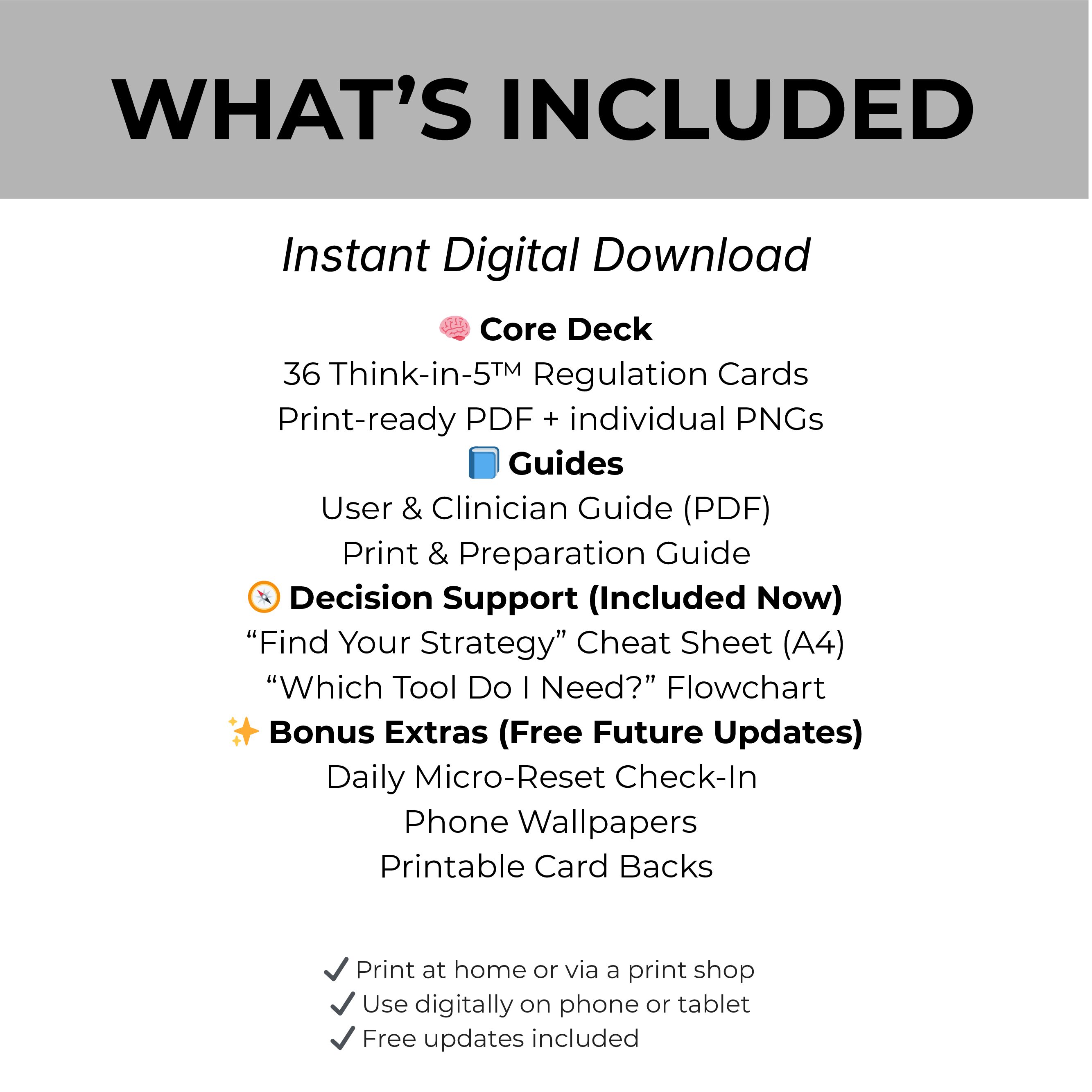 Think-in-5™ Thought Reset Card Deck (Digital Download) - Image 4