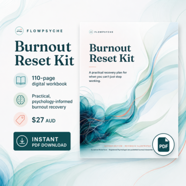 Burnout Reset Kit — A Workbook for Brain Fog, Overload & Exhaustion